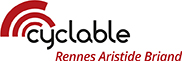 Cyclable Rennes Aristide Briand